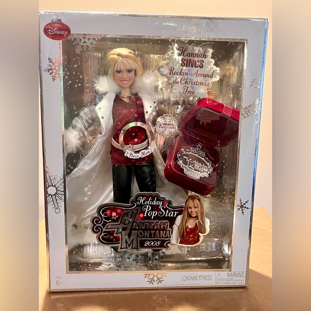 Holiday Pop Star Doll with Red Outfit